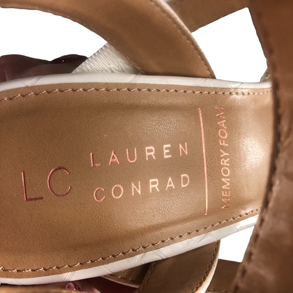 LC LAUREN CONRAD ROOIBOS White Strappy High Heel Sandals - Picture 9 of 11